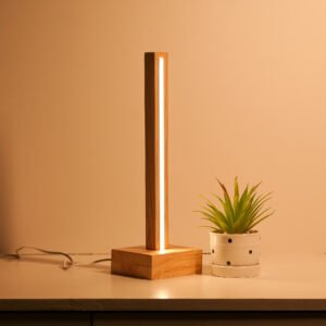 Pinewood  Table Lamp warm LED Light