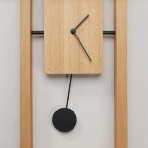 18 inch Handcrafted  pendulum wall clock with acrylic numeric