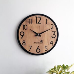 Country Design, Quiet Non-Ticking Wall Clock