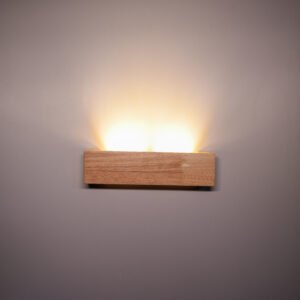 10W Wooden Wall Lamp with a Beautiful Warm White Glow